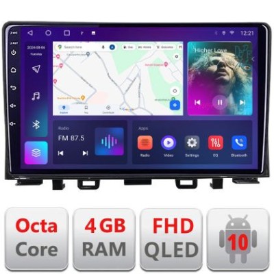 Navigatie Kia Rio 2019- Android radio gps internet quad core 4+64 carplay android auto kit-rio-2020-+EDT-E309v3 CarStore Technology foto