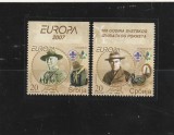 Serbia 2007 - Europa CEPT, serie 2 valori, tabs , MNH,Mi.196-197 Do
