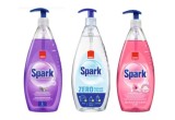 Pachet 3 x Detergent Vase Sano Spark MigdaleZeroLavanda, 1L