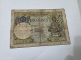 bancnota madagascar 10 fr 1937-1947