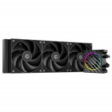 Cooler procesor cu lichid ID-Cooling Dashflow 360 XT Lite, iluminare aRGB, Negru