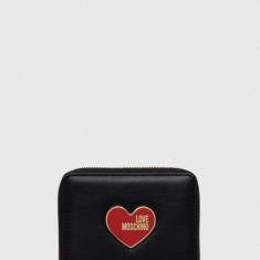 Love Moschino portofel femei, culoarea negru