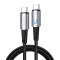 Cablu date Fast Charging Type-C la Type-C Lito, 60W, LD10