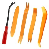 Cumpara ieftin Set 5 piese de demontare auto, 4 elemente din plastic + 1 extractor metalic, Dactylion