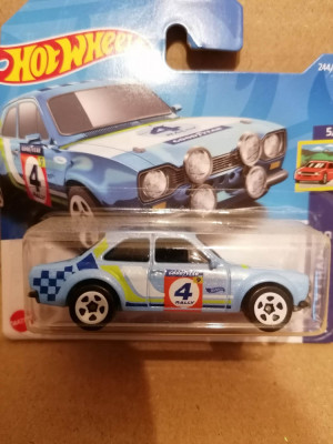 2022 Hot Wheels 244/250 RALLY CHAMPS 5/5 &amp;#039;70 FORD ESCORT RS1600 foto