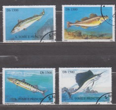 A12 S5 4 - Timbre foarte vechi - Sao Tome e Principe - pesti