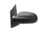 Oglinda exterioara Vw Fox (5z1), 04.2005-, partea Stanga, culoare sticla crom, sticla asferica , cu carcasa neagra, ajustare manuala,