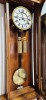 Ceas de perete cu pendul si 2 greutati -regulator vienez