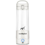 Blender portabil Nutribullet&reg; 0C22300093, capacitate 475 ml, 15 utilizari per incarcare, USB-C, alb