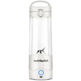 Blender portabil Nutribullet&reg; 0C22300093, capacitate 475 ml, 15 utilizari per incarcare, USB-C, alb