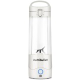 Blender portabil Nutribullet&reg; 0C22300093, capacitate 475 ml, 15 utilizari per incarcare, USB-C, alb