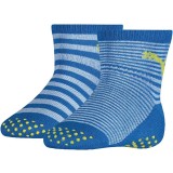 Set 2 perechi sosete albastre pentru copii, marime 19-22,PUMA