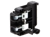 Terminal &Icirc;mbinare Șine 0,5-10mm2 1 Pista 2 Borne Negru TS35