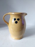 Ulcica, carafa, ulcior de lut / ceramica, taranesc rustic 17 cm inaltime