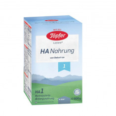 Lapte praf hipoalergenic HA1, de la naștere, 600g, Topfer