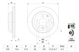 BOSCH 0 986 479 095 Disc frana