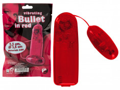 Vibrating Bullet - Ou vibrator, roșu foto