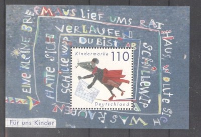 Germany Bundes 1999 Kids Children perf. sheet Mi.B51 MNH DA.197 foto