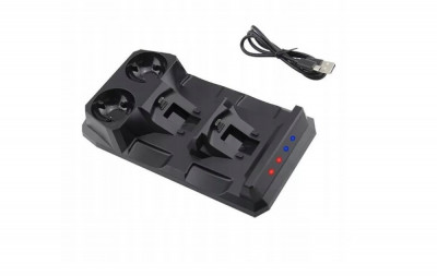 Stand dual - incarcare controller - PS4 + PSVR L/R PS MOVE - EAN : 6958201611249 foto