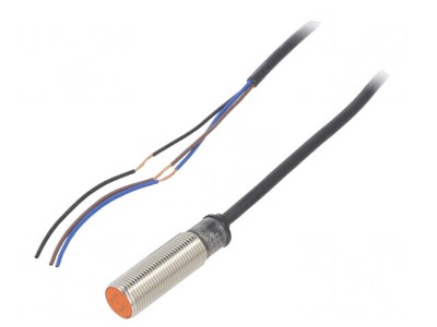 Senzor Inductiv PNP/NC 0-2mm M12 Cablu 2m foto