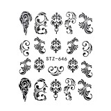 Tatuaj Unghii LUXORISE Simple Art Glam, STZ-646