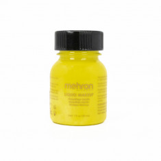 Machiaj lichid profesional pentru pleoape, ten și bodypainting, long-lasting, Liquid Makeup Mehron®, 30ml - 104 Yellow