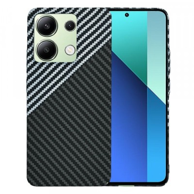 Husa pentru Xiaomi Redmi Note 13 4G, Techsuit, Carbonite FiberShell, Neagra Gri foto