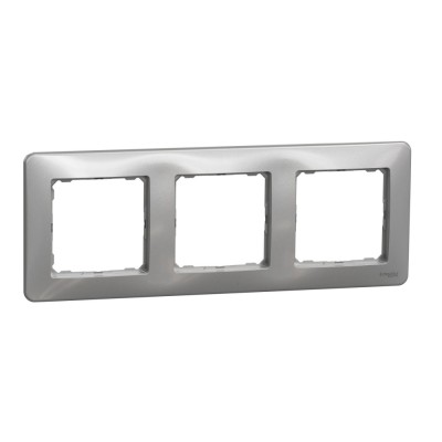 Rama Ornament 3 posturi Schneider Sedna aluminiu SDD313803 foto