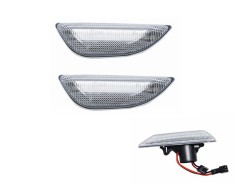 Set lampa semnalizare laterala CHEVROLET TRAX, 01.2013-2019; OPEL MOKKA X, 09.2016-2019; MOKKA, 12.2012-09.2016, LED; transparent; TUNING,