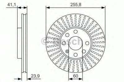 Disc frana OPEL ASTRA G Hatchback (F48, F08) (1998 - 2009) BOSCH 0 986 479 R76 foto