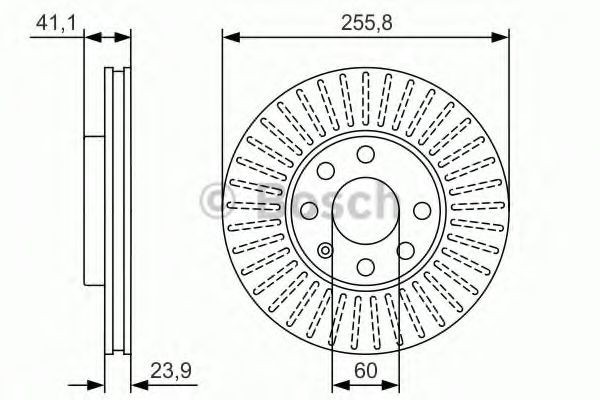 Disc frana OPEL ASTRA G Hatchback (F48, F08) (1998 - 2009) BOSCH 0 986 479 R76
