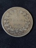 Franța 1834 D - 5 Franci - Monedă de argint, Europa