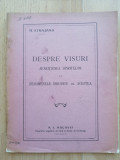 Despre visuri - Mihail Strajanu. Craiova, 1909