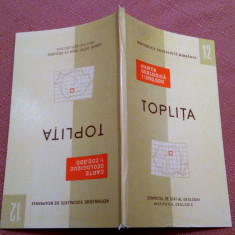 Toplita. Nota explicativa Institutul Geologic, 1968 - Nu contine harta geologica