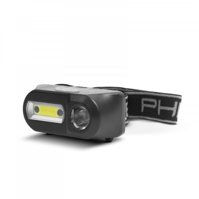 Lanterna LED frontala Phenom 18616A, cu senzor de miscare, 3W, 100-120 lm, acumulator 1200 mAh, microUSB, IP54 foto