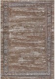 Cumpara ieftin Covor Model Mira 24001-121, Marime 80 x 150 cm, Maro, Bej, Inaltime Fir 6 mm, Antialergic, Polipropilena, Living, Dormitor, Sufragerie, Birou