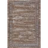 Covor Model Mira 24001-121, Marime 80 x 150 cm, Maro, Bej, Inaltime Fir 6 mm, Antialergic, Polipropilena, Living, Dormitor, Sufragerie, Birou