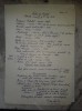 Manuscris Octav Dessila - Tabel de Lucrari