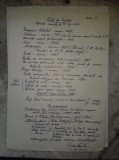 Manuscris Octav Dessila - Tabel de Lucrari