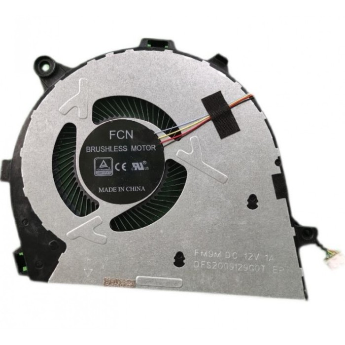 Cooler Laptop, Lenovo, IdeaPad 5-14ITL05 Type 82FE, 5F10Y88608, DC28000OXF0 FCC2, DFS2009129G0T EP, FM9M, pentru placa grafica dedicata, 12V, 1A