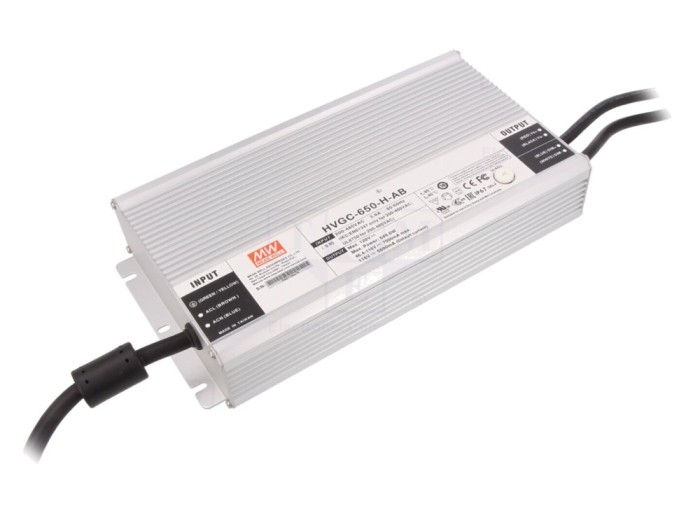Alimentator LED 650W IP67