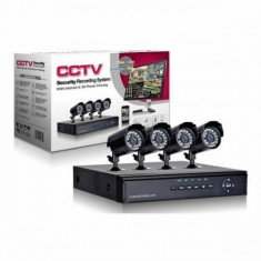 Kit supraveghere video Sistem CCTV 4 Camere + DVR? foto