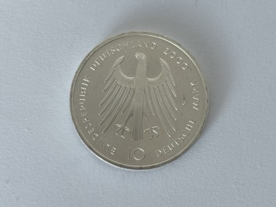 Germania 10 Mark 2000 G Argint (925 ) Dom Aachen foto