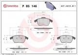BREMBO P 85 146X XTRA LINE set placute frana,frana disc