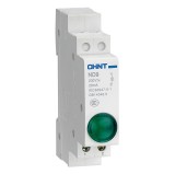 Lampa semnalizare sina 230VAC/DC, verde, Chint