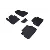 Covorase Cauciuc Premium Stil Tavita Ford C-Max 2003-2010, Fara Miros, Negre, Bordura 3cm