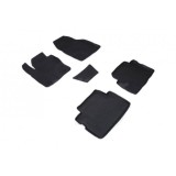 Covorase Cauciuc Premium Stil Tavita Ford Grand C-Max 2010-2019, Negru, Fara Miros, Acoperire Integrala Pardoseala