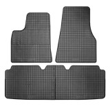 Set covorase auto din cauciuc Tesla S 2012-, Negre