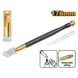 Diamant sticla cu maner metal sistem ungere - Ingco HGCT03