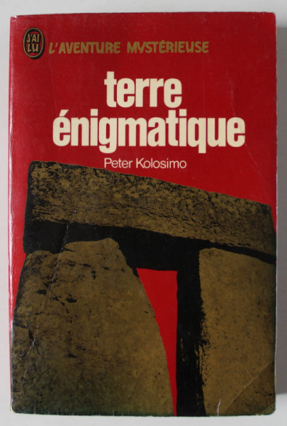 TERRE ENIGMATIQUE par PETER KOLOSIMO , 1970